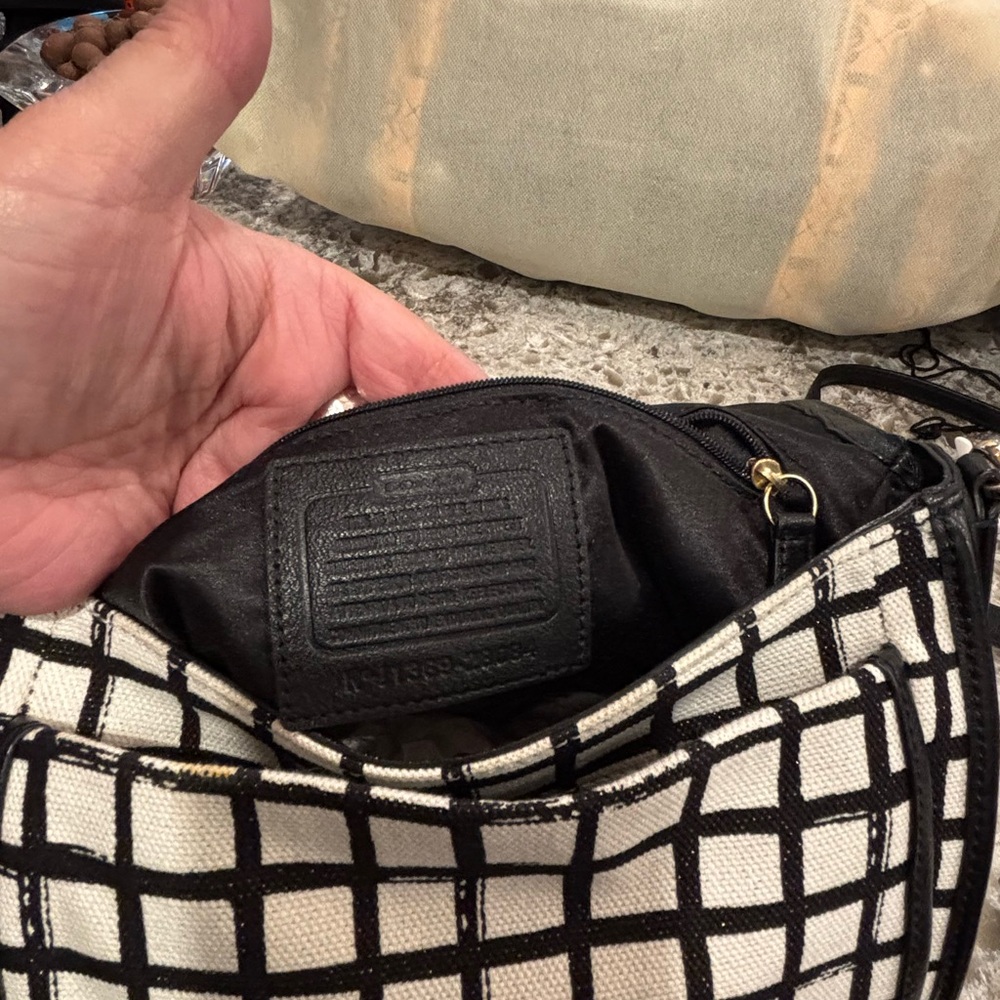 Coach Checkered Crossbody Bag - Picture 10 of 10